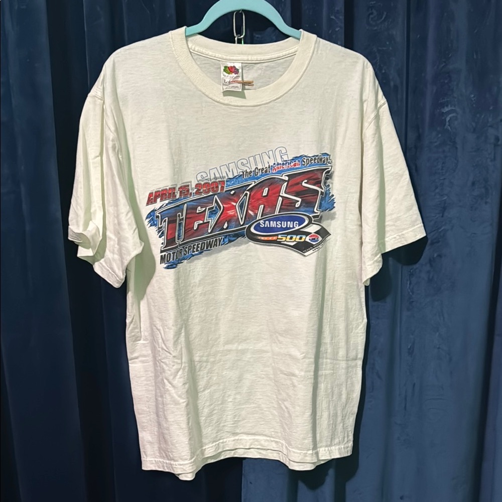 White Samsung Texas Motor Speedway T-Shirt